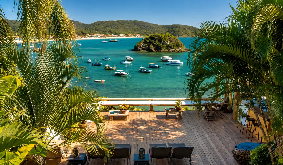 Vila d’Este Handmade Hospitality Hotel com vista para o mar no Alto do Humaitá em Búzios
