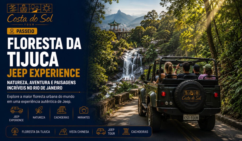 Floresta da Tijuca Jeep Experience – Natureza e Aventura no Rio de Janeiro