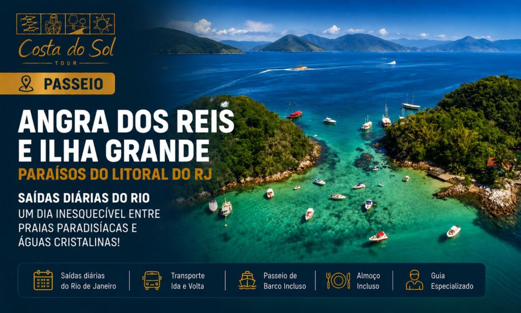 Angra dos Reis e Ilha Grande saindo do Rio de Janeiro
