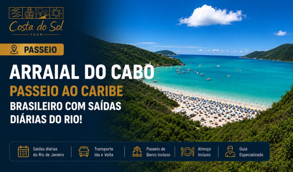 Arraial do Cabo saindo do Rio de Janeiro