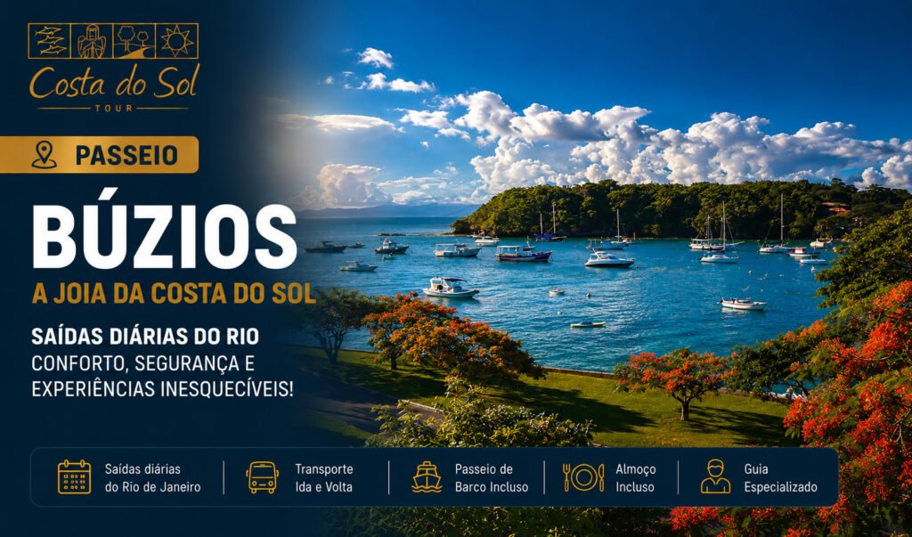 Búzios saindo do Rio de Janeiro